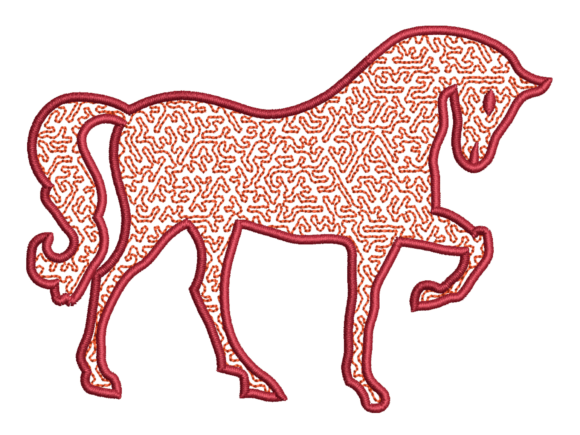 Abstract Horse Embroidery: A Designer’s Review for Custom Gift Makers