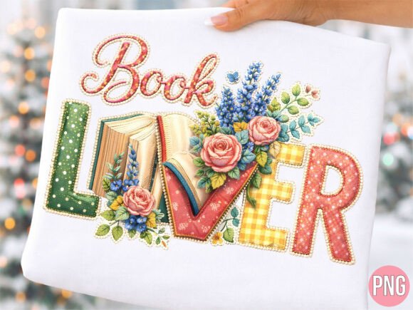 Book Lover Floral Embroidery Patch Art P Review