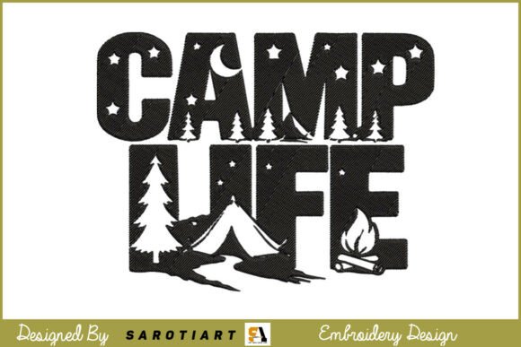 Camp Life Camping Embroidery Design Review