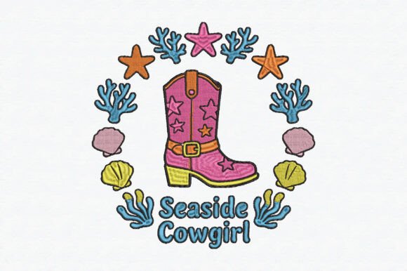 Cowgirl Boot Embroidery Design: A Trendy Fusion for Craft Sellers