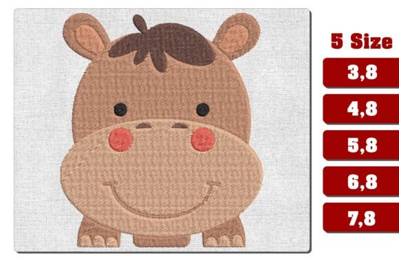 Cute Baby Hippo Machine Embroidery File Review