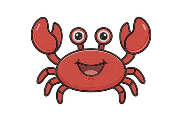 Cute Crab Embroidery Design Review for Small Business Branding