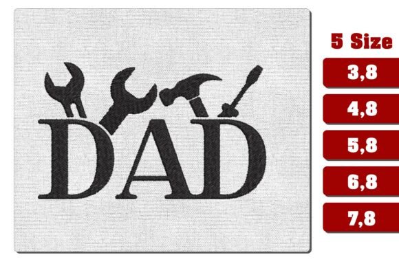 Dad Tools Handyman Embroidery Design Review