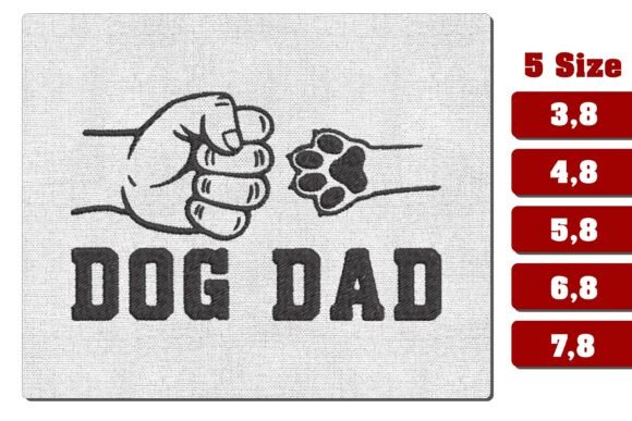 Dog Dad Fist Bump Embroidery Design Review