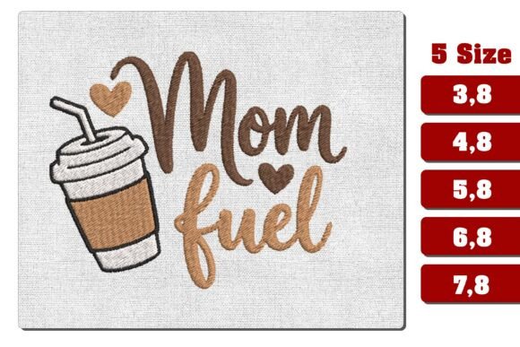 Mom Fuel Coffee Cute Embroidery: A Designer Review
