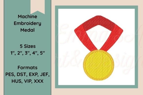 Soccer Medal Embroidery Design Review