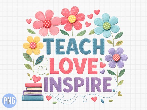 Teacher Floral Embroidery PNG: A Designer’s Review for Personalized Gifts