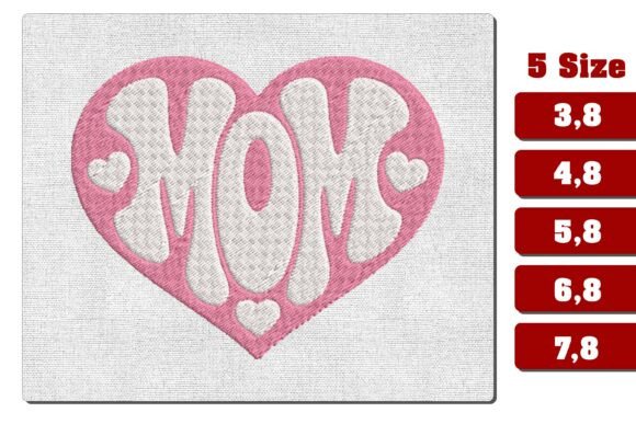 Wavy Mama Fourth of July Embroidery File